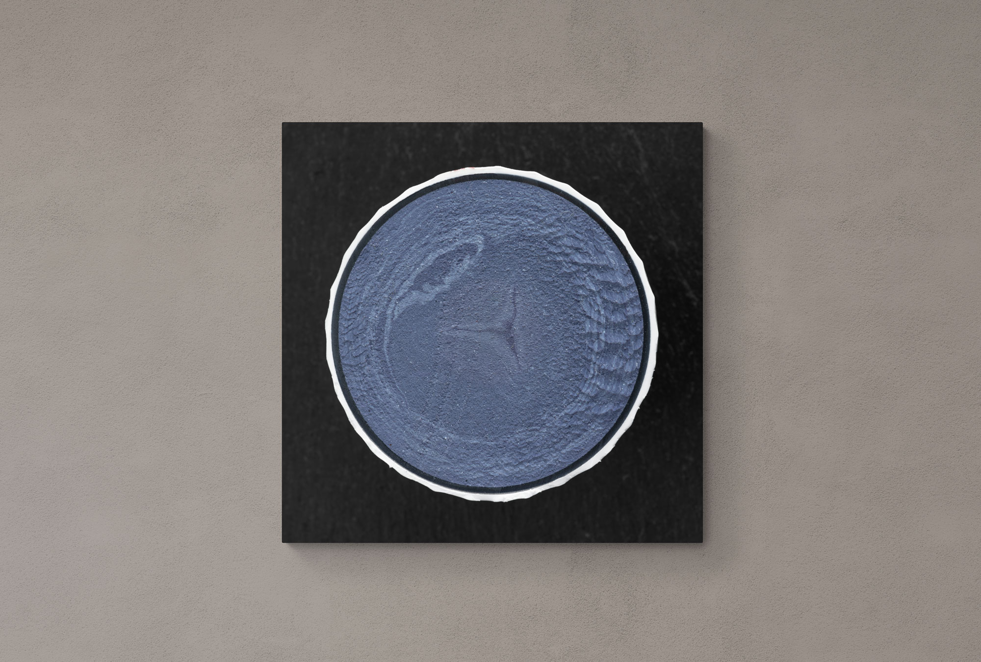 Birdiehook Fineart-Print 1x1m | halbierter Golfball Callaway Chrome Soft